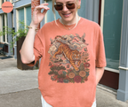Retro Linocut Tiger T-Shirt