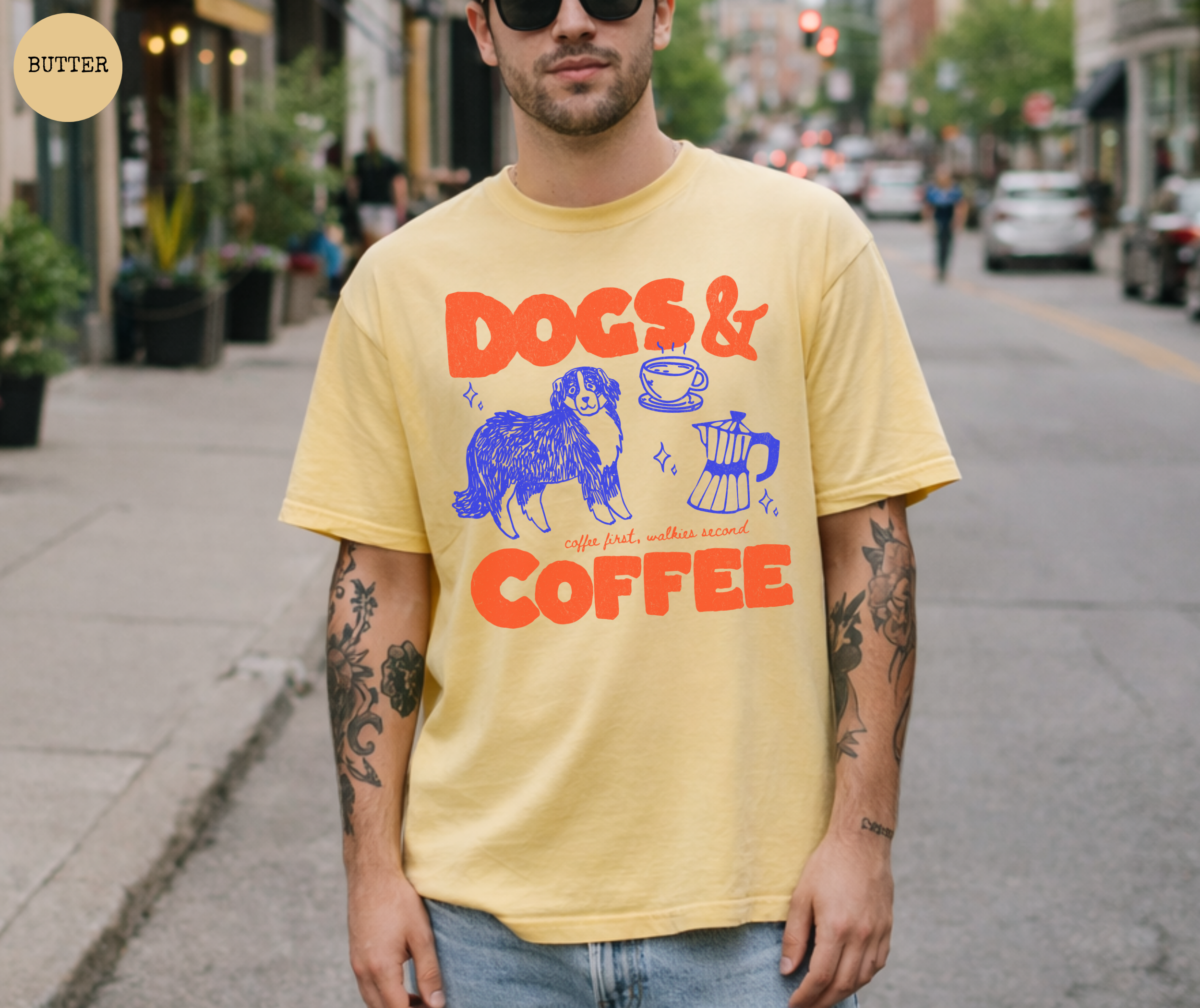 Dogs and Coffee T-Shirt