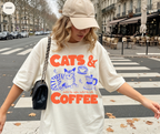 Cats and Coffee T-Shirt