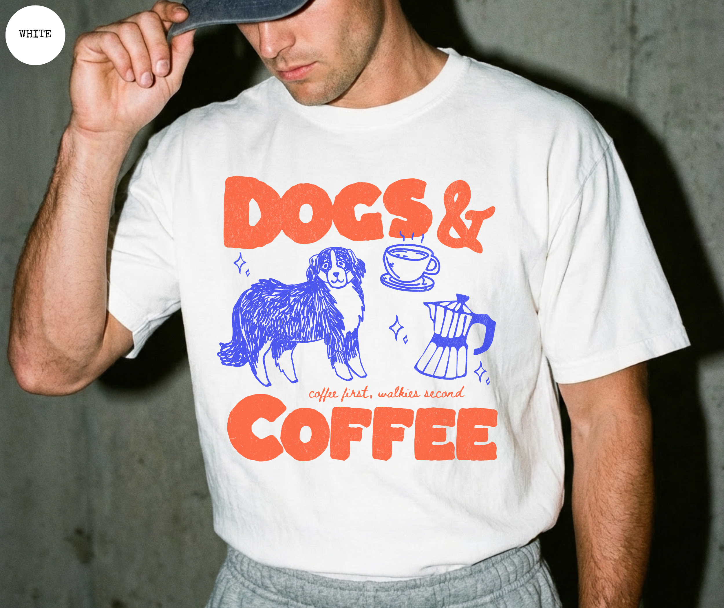 Dogs and Coffee T-Shirt