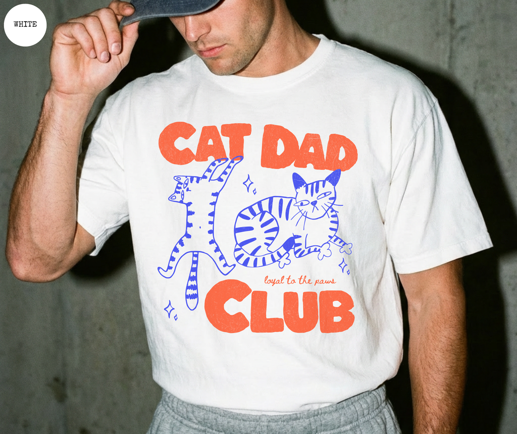 Cat Dad Club T-Shirt
