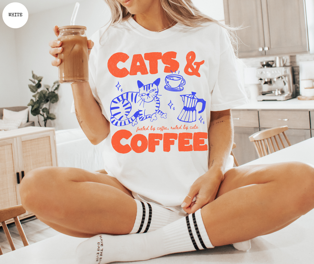 Cats and Coffee T-Shirt