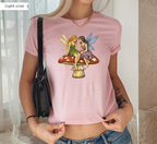 Medieval Fairies Mushroom Baby Tee