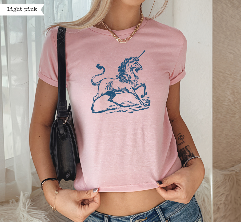 Medieval Unicorn Baby Tee