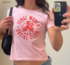 Feral Women Social Club Baby Tee