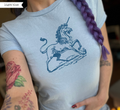 Medieval Unicorn Baby Tee