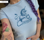 Medieval Unicorn Baby Tee