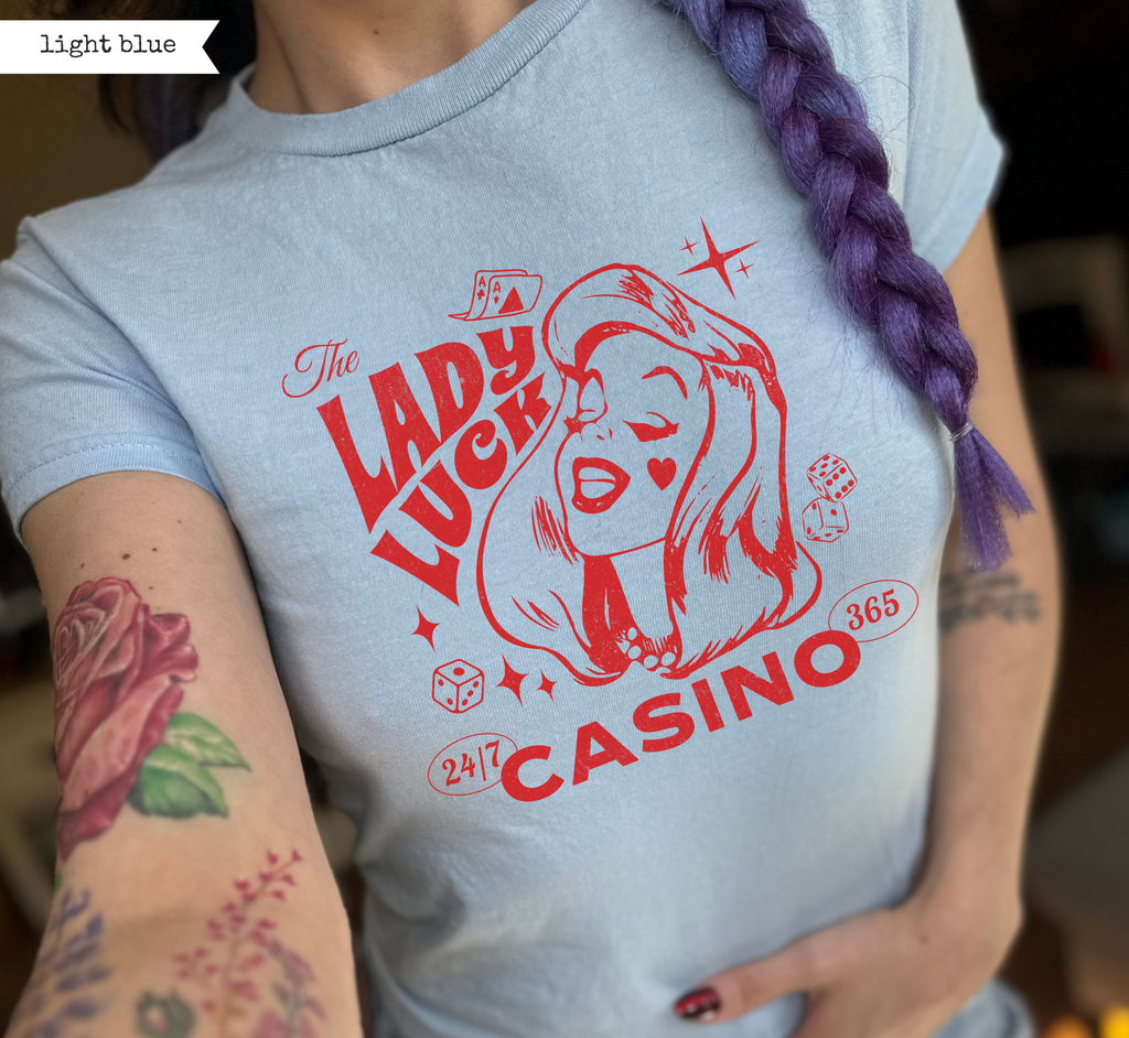 Lady Luck Casino Baby Tee