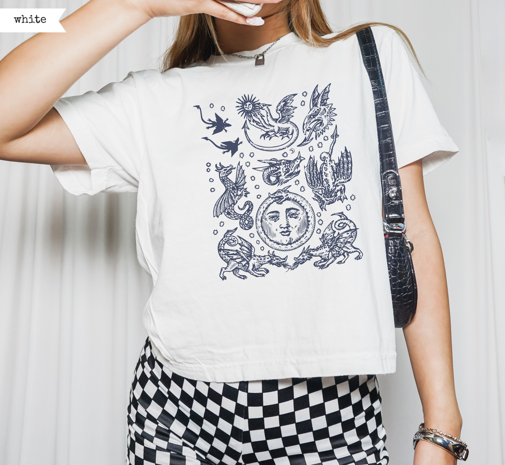 Medieval Dragons Boxy T-Shirt