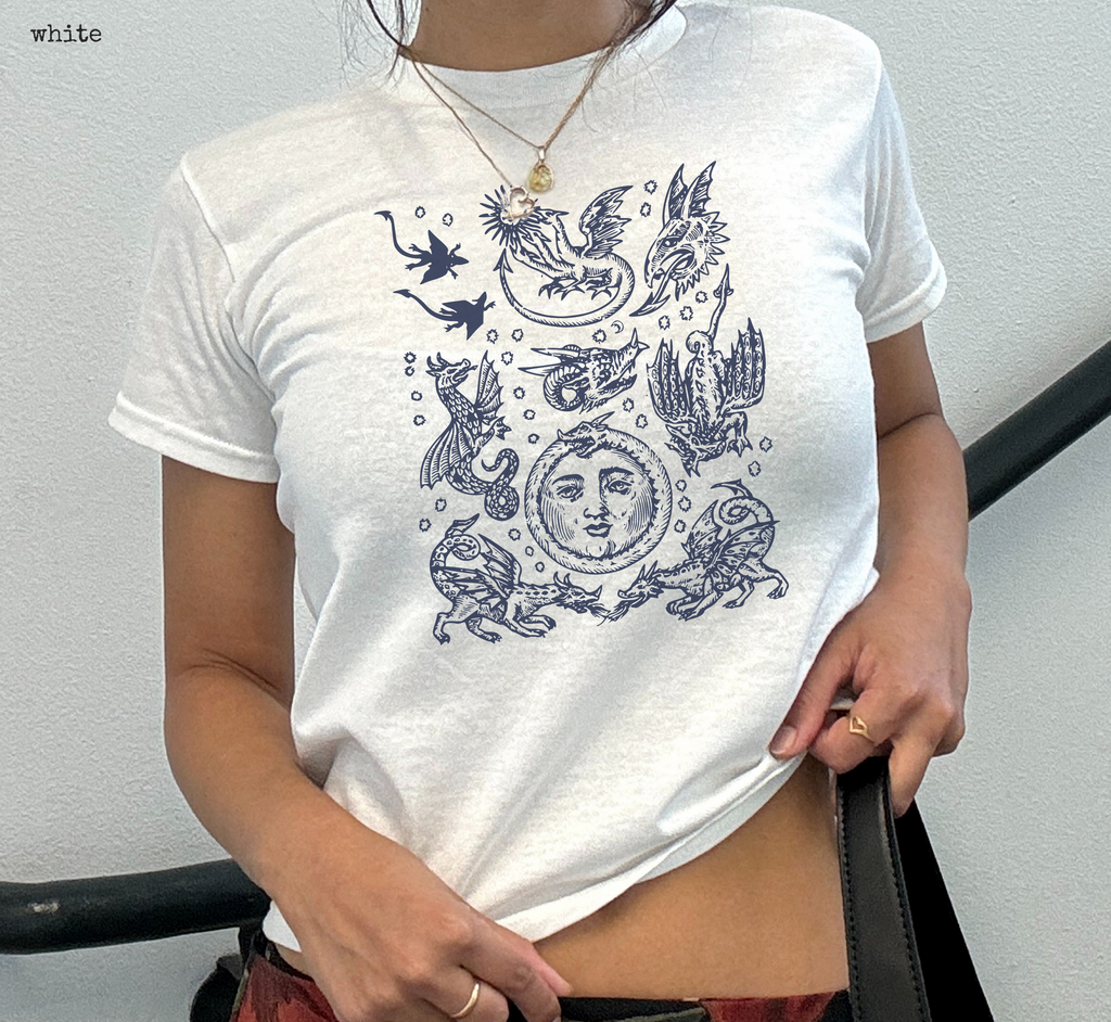 Medieval Dragons Baby Tee