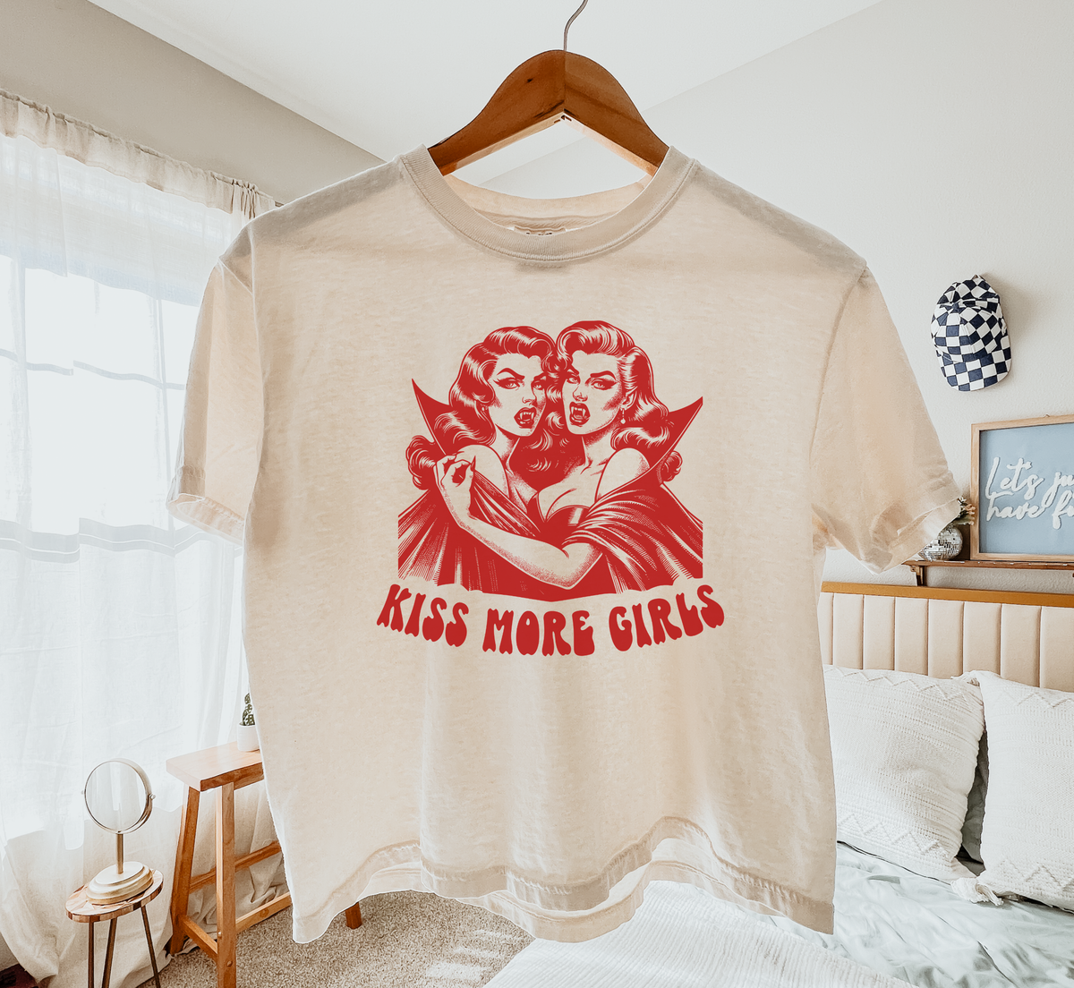 Kiss More Girls Vampire Boxy T-Shirt