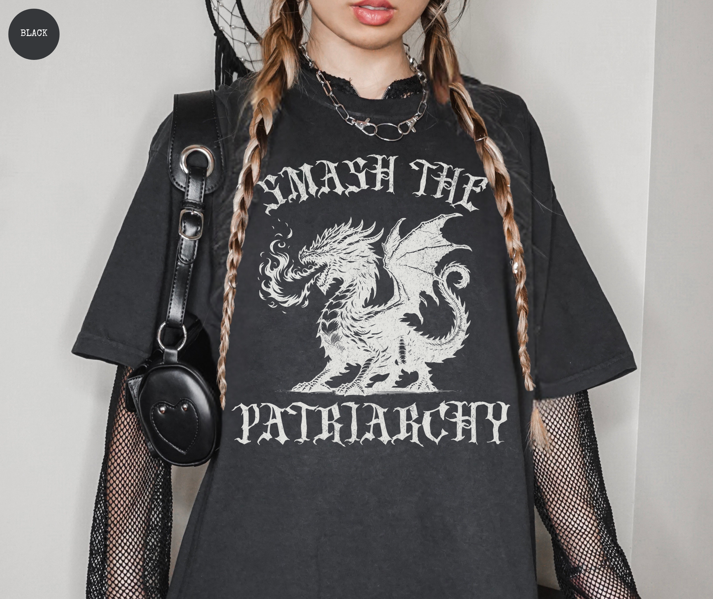 Smash the Patriarchy Dragon T-Shirt