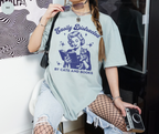 T-shirt Facilement distraite par les chats et les livres
