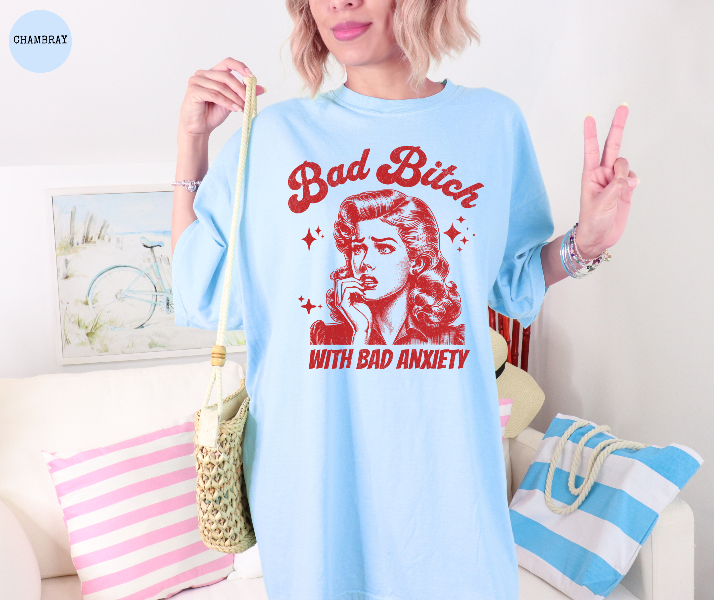 Bad Bitch With Bad Anxiety T-Shirt
