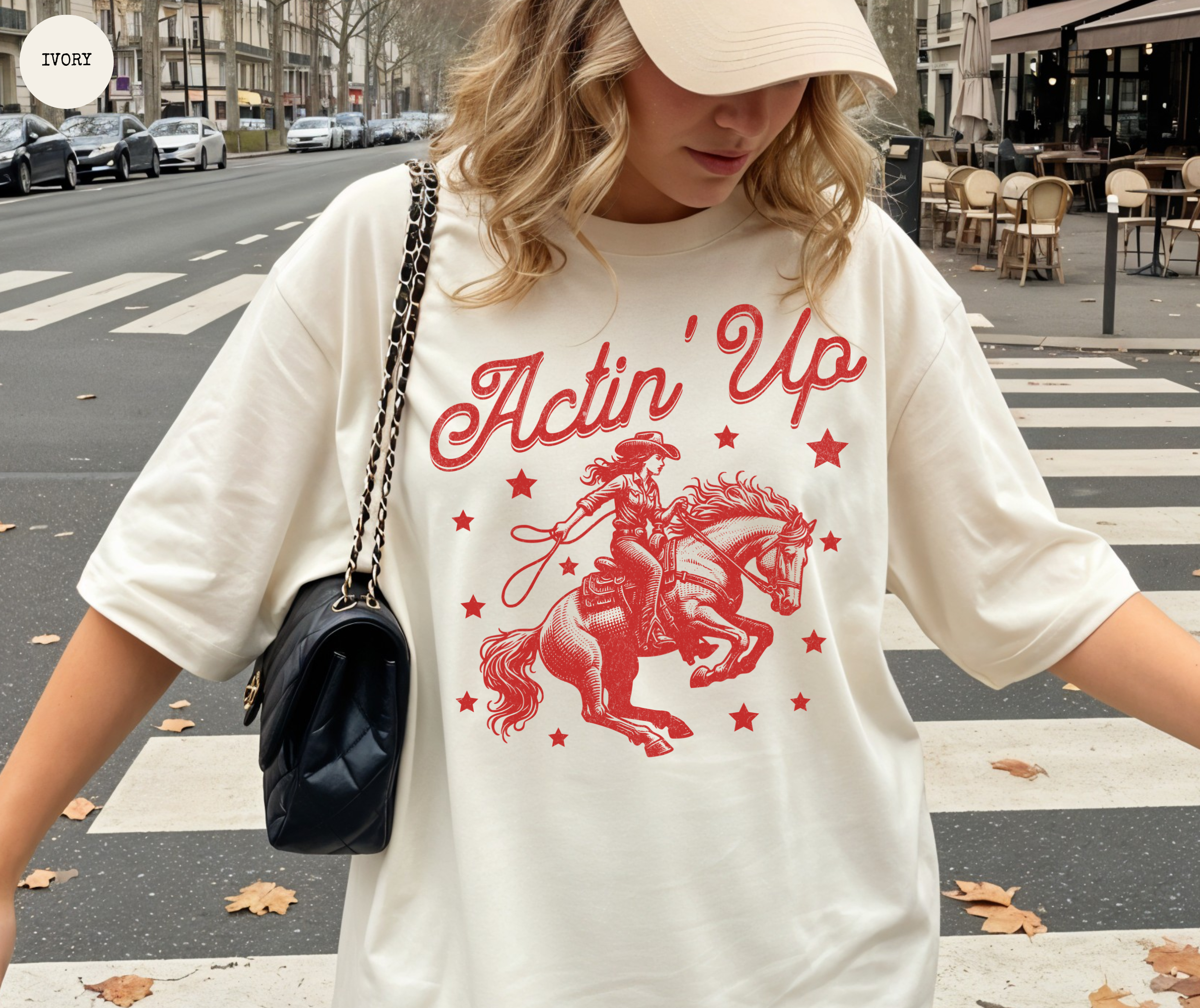 Actin' Up Cowgirl T-Shirt