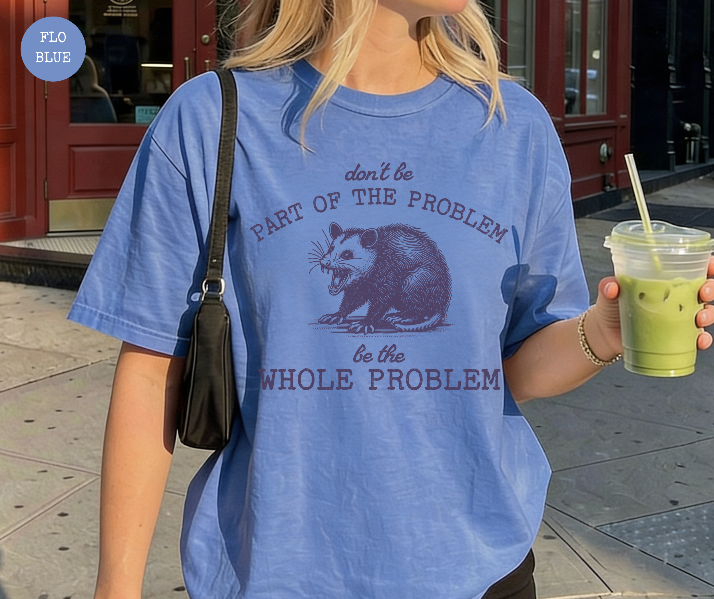 T-Shirt Ne Fais Pas Partie Du Problème, Sois Le Problème Tout Entier