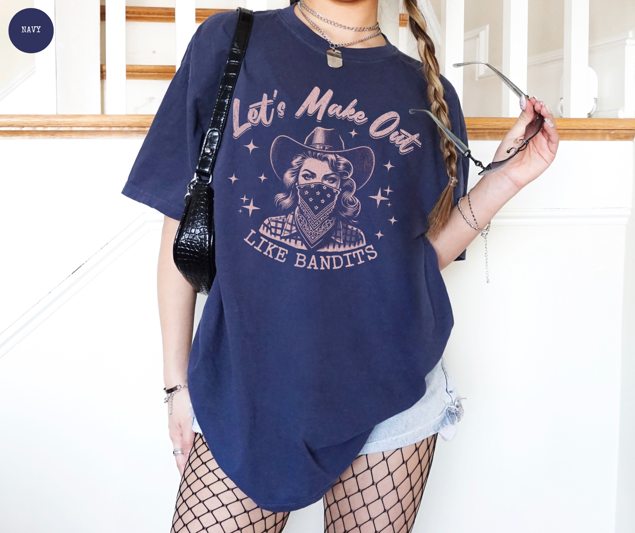 Let's Make Out Like Bandits Cowgirl T-Shirt