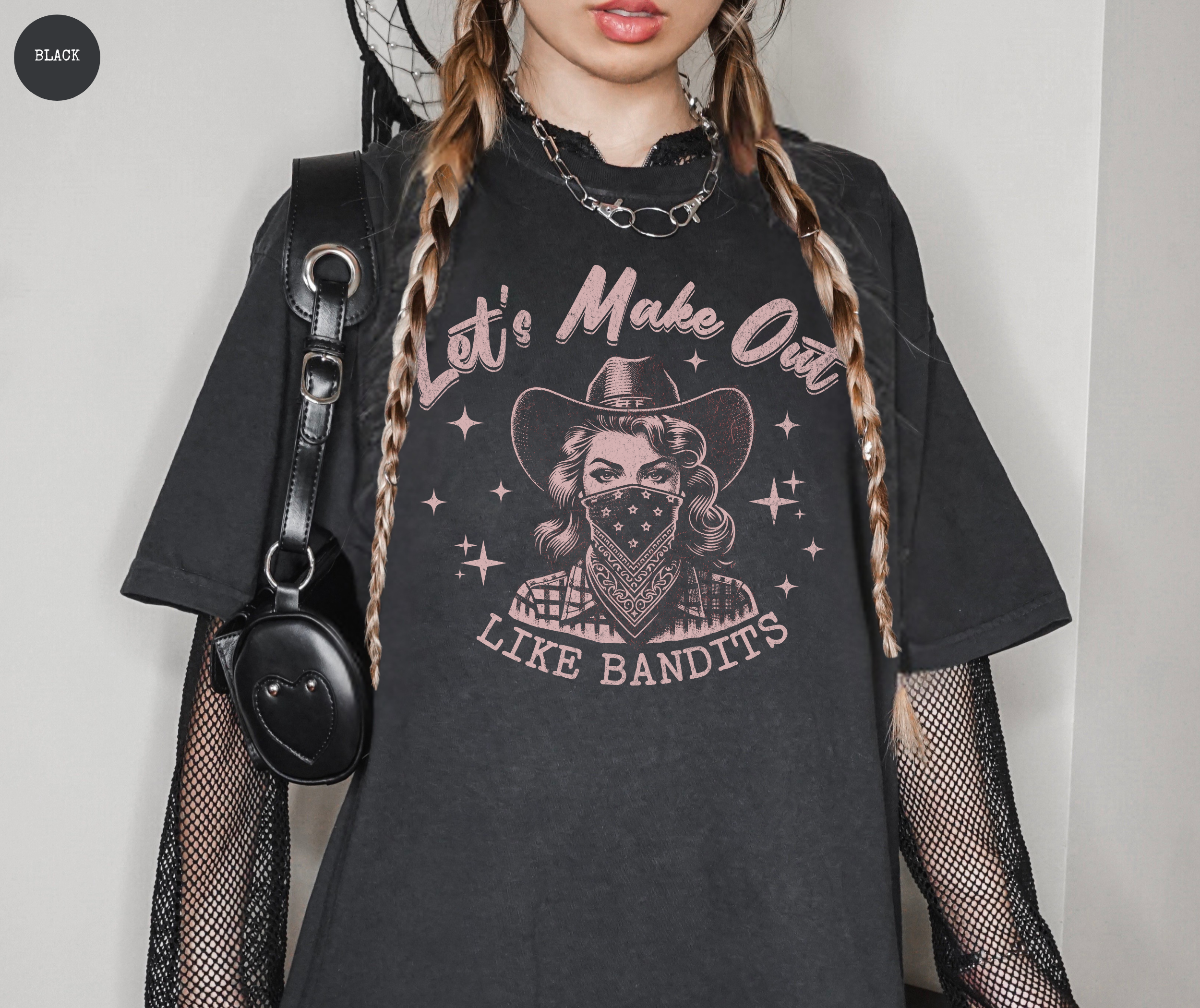 Let's Make Out Like Bandits Cowgirl T-Shirt