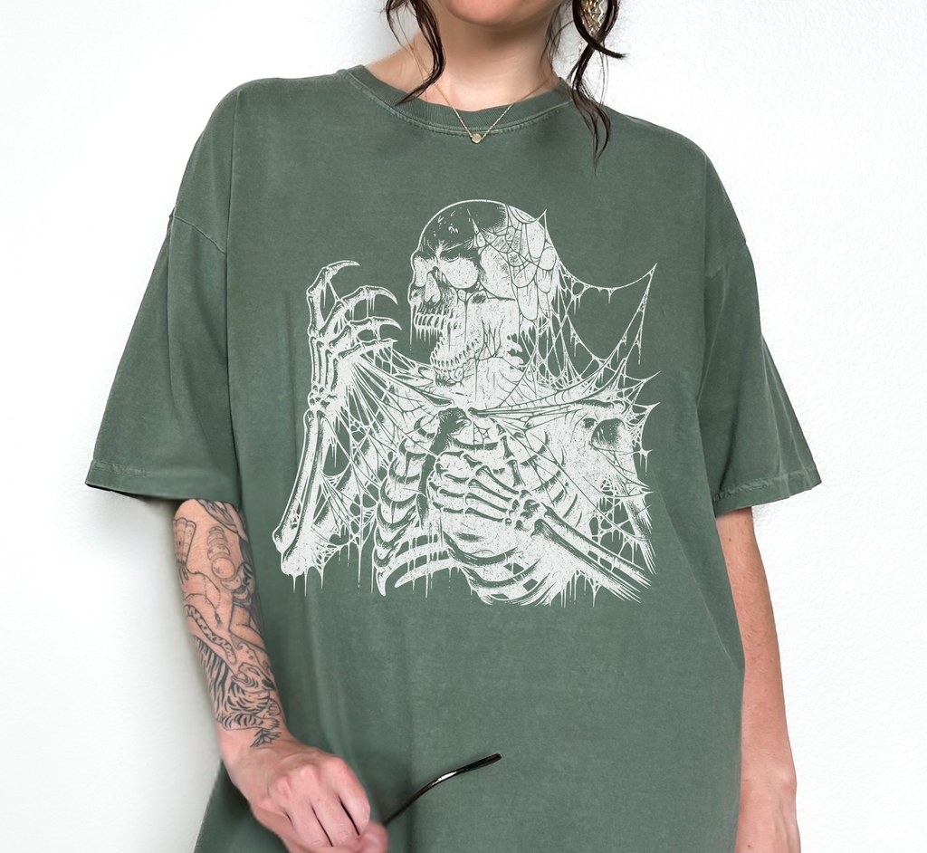 T-shirt Squelette Hurlant