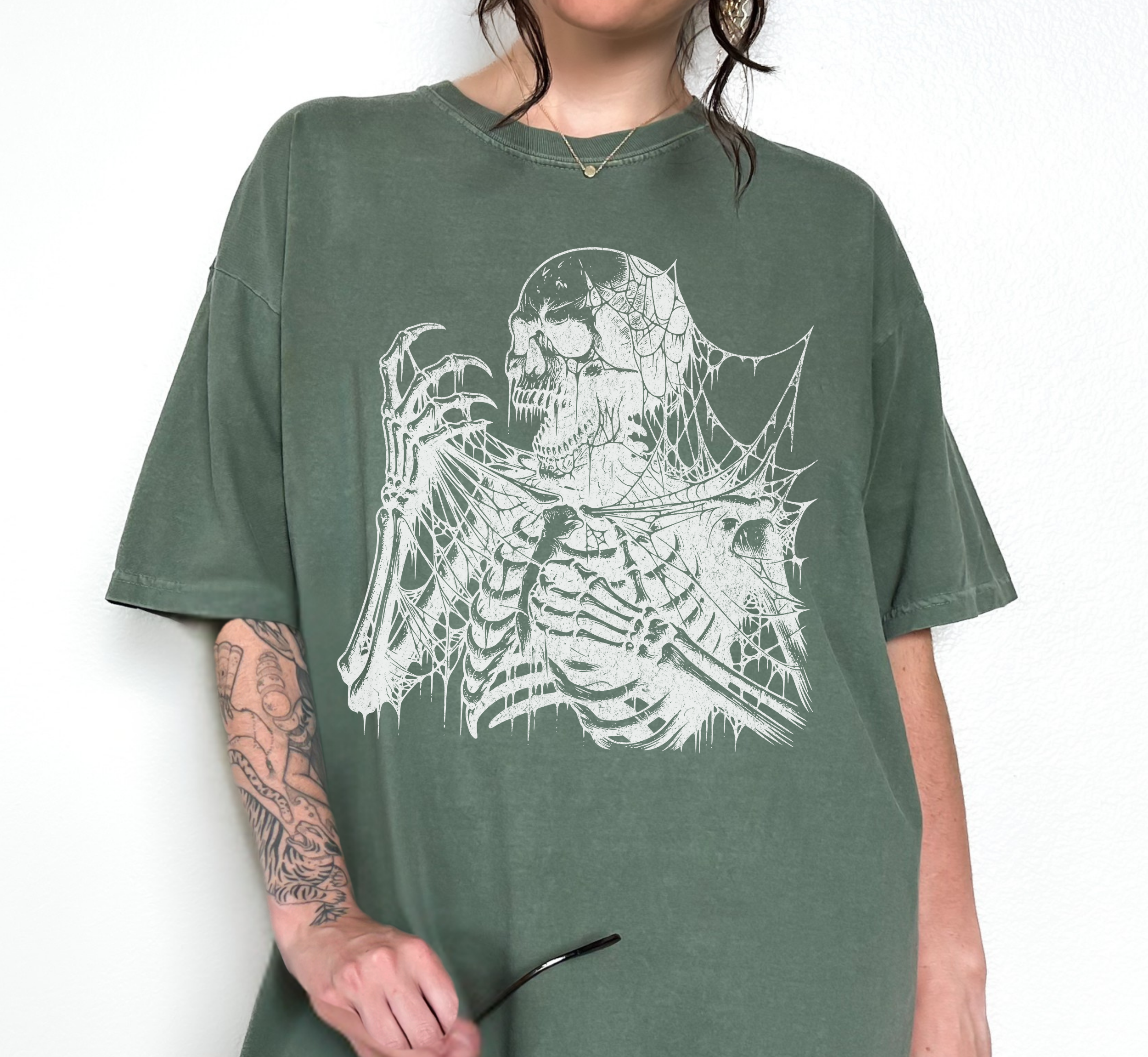 T-shirt Squelette Hurlant