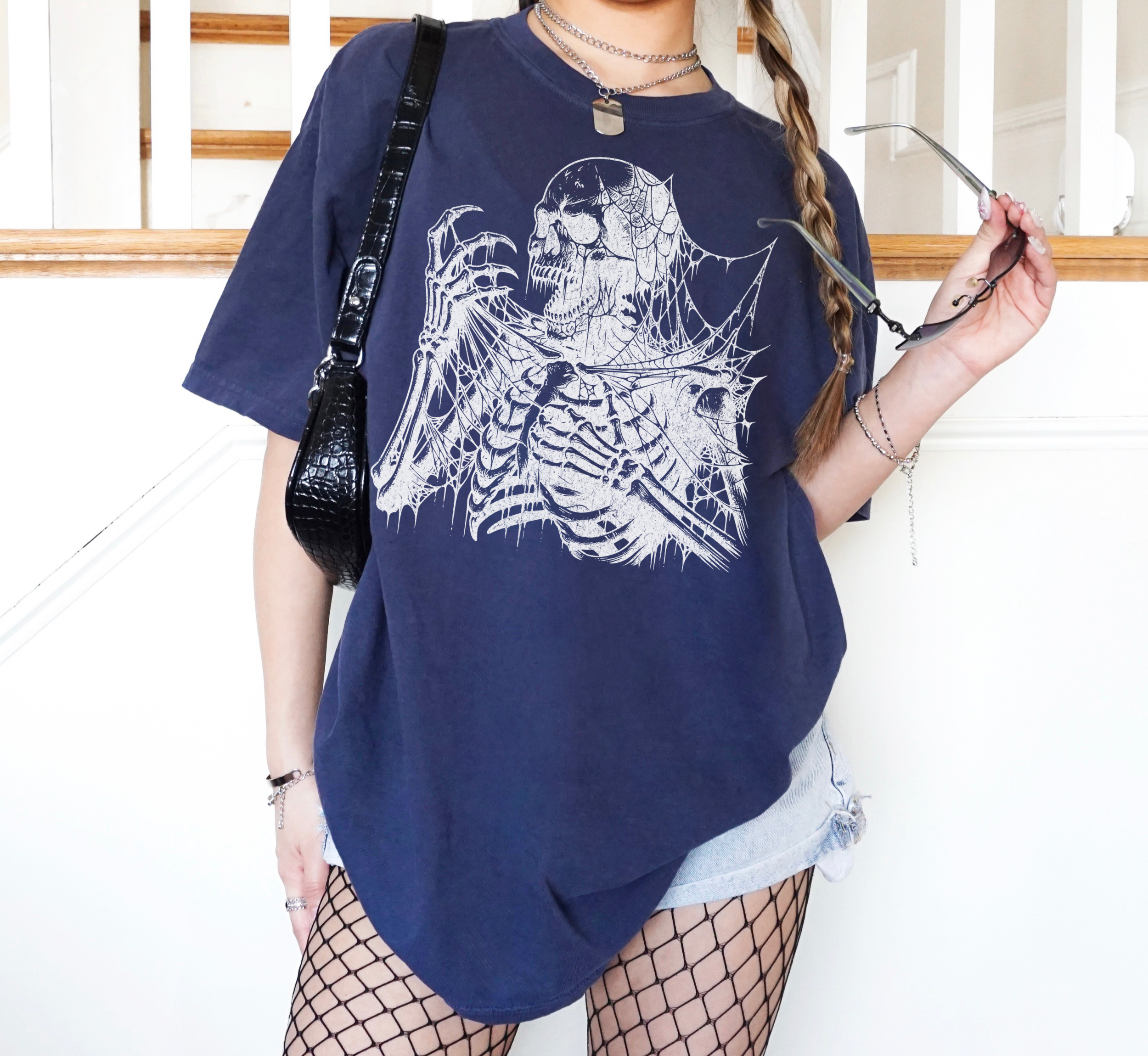 T-shirt Squelette Hurlant