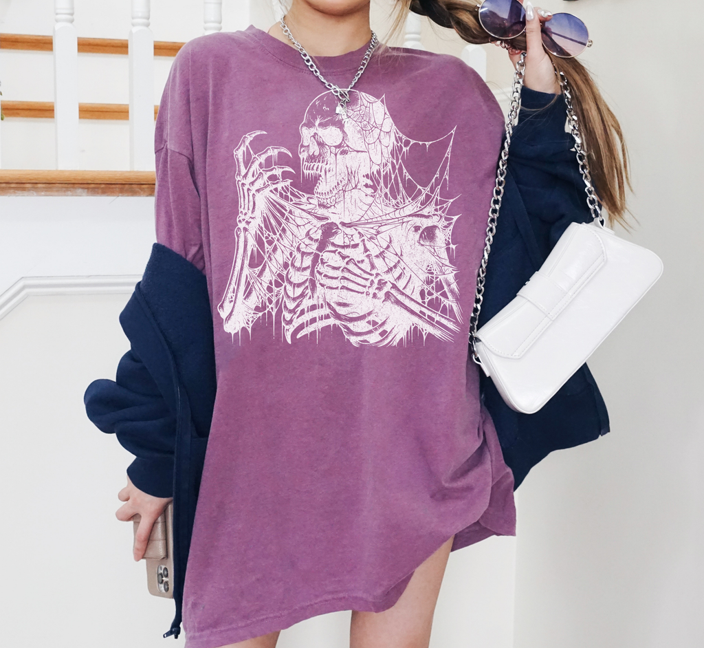 T-shirt Squelette Hurlant