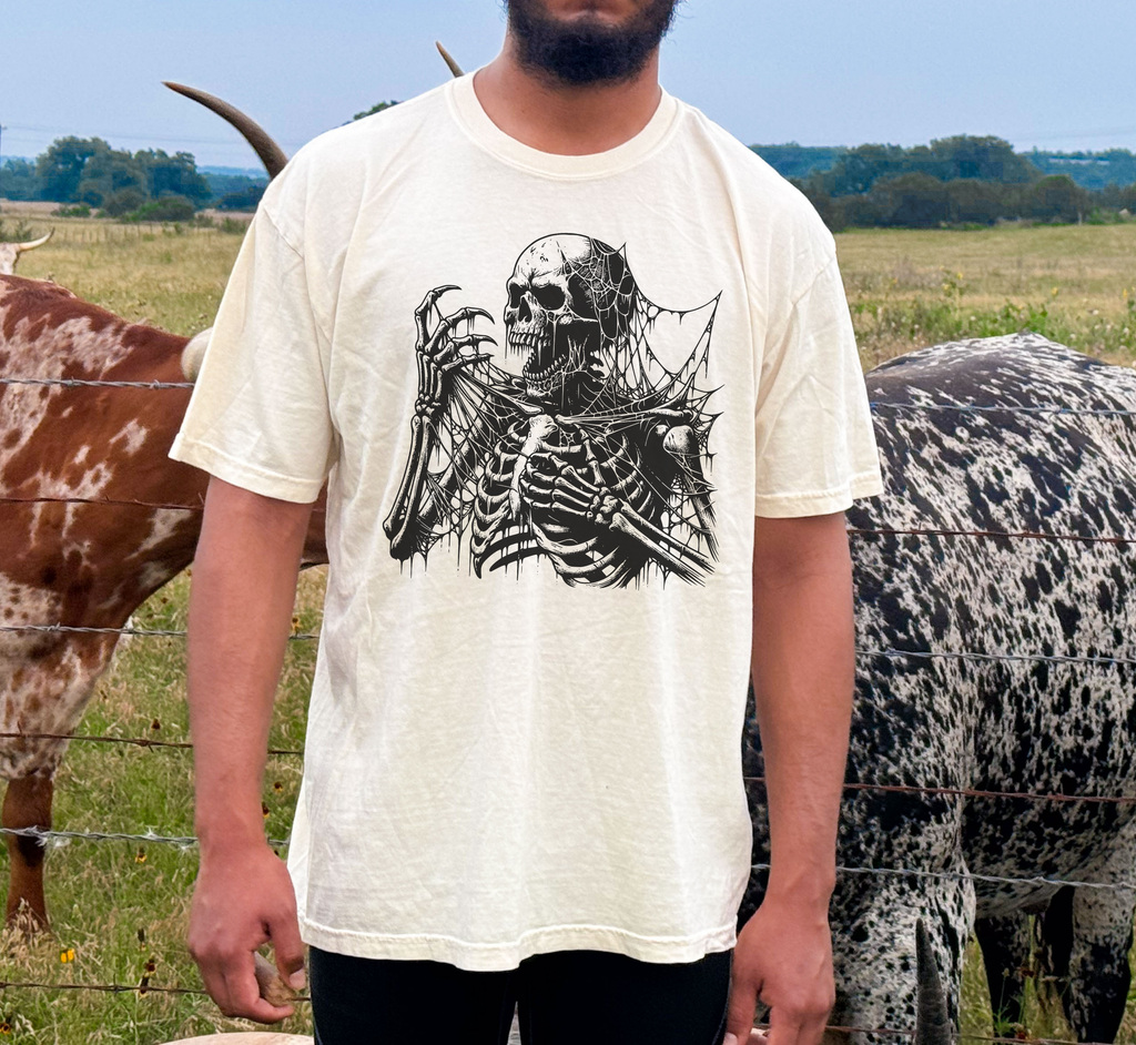 T-shirt Squelette Hurlant