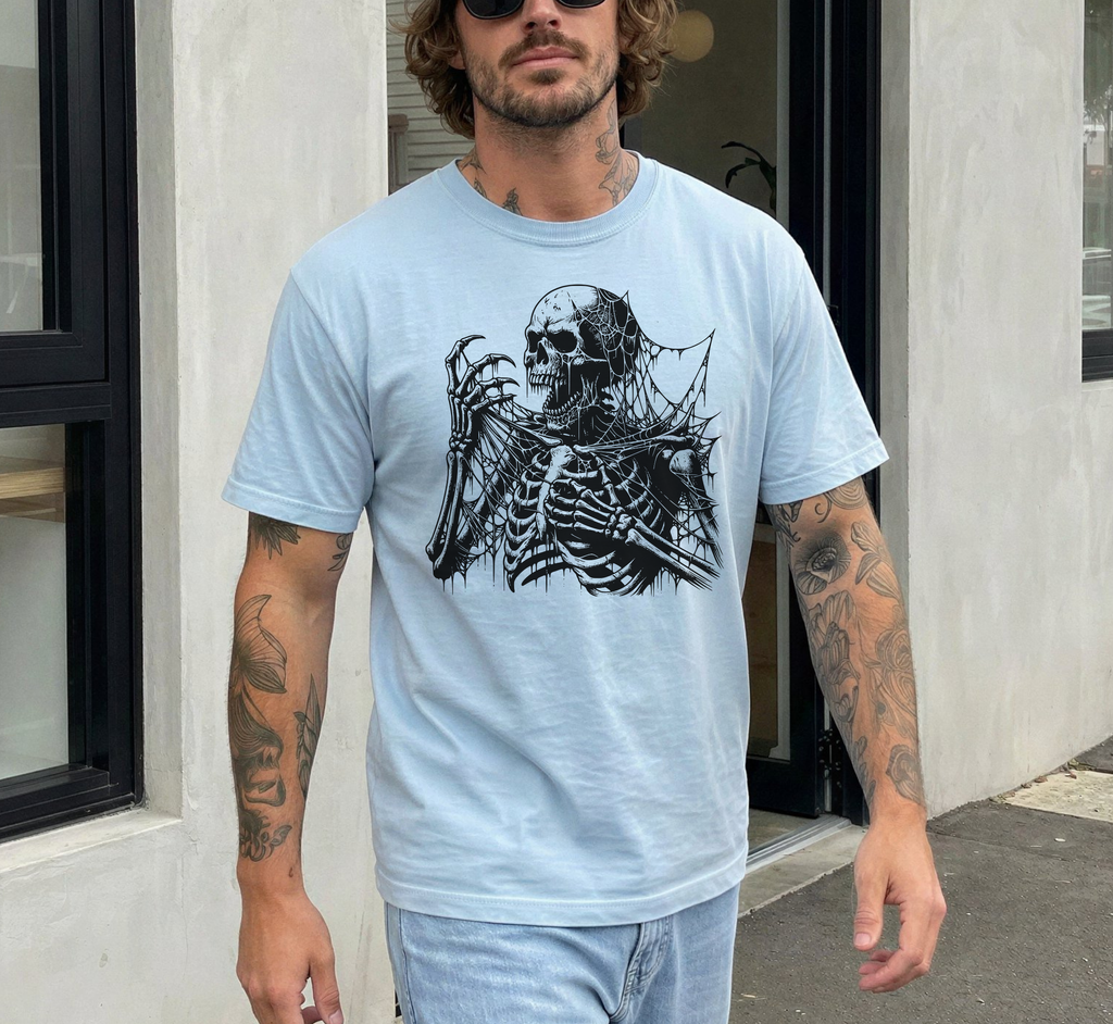 T-shirt Squelette Hurlant