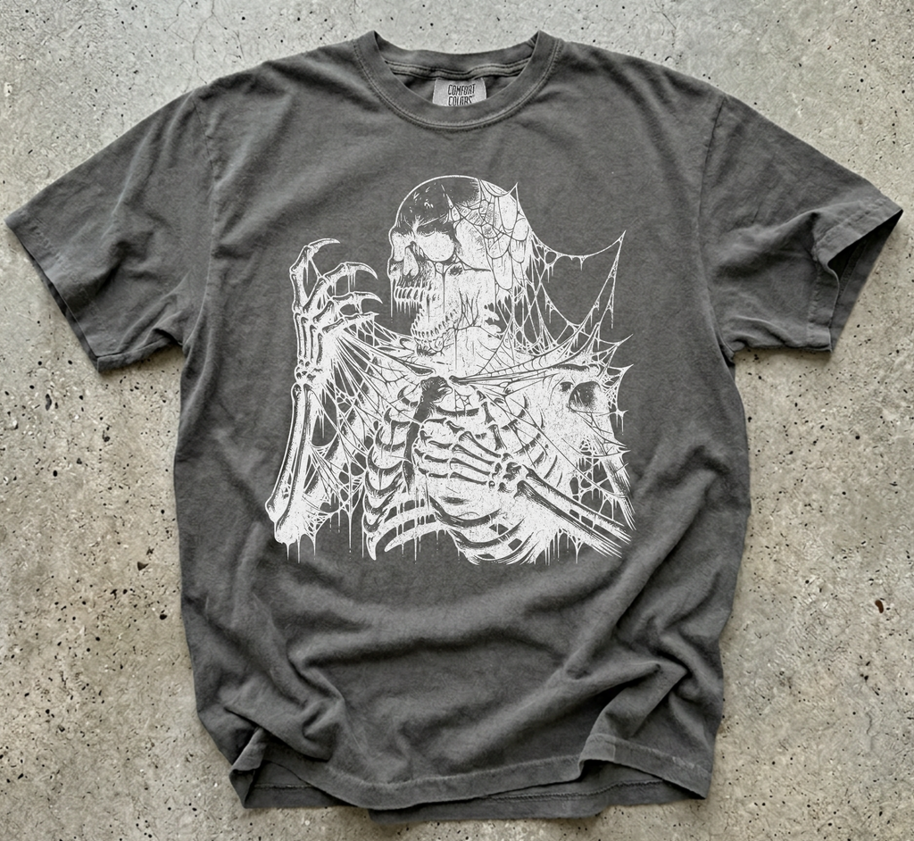 T-shirt Squelette Hurlant