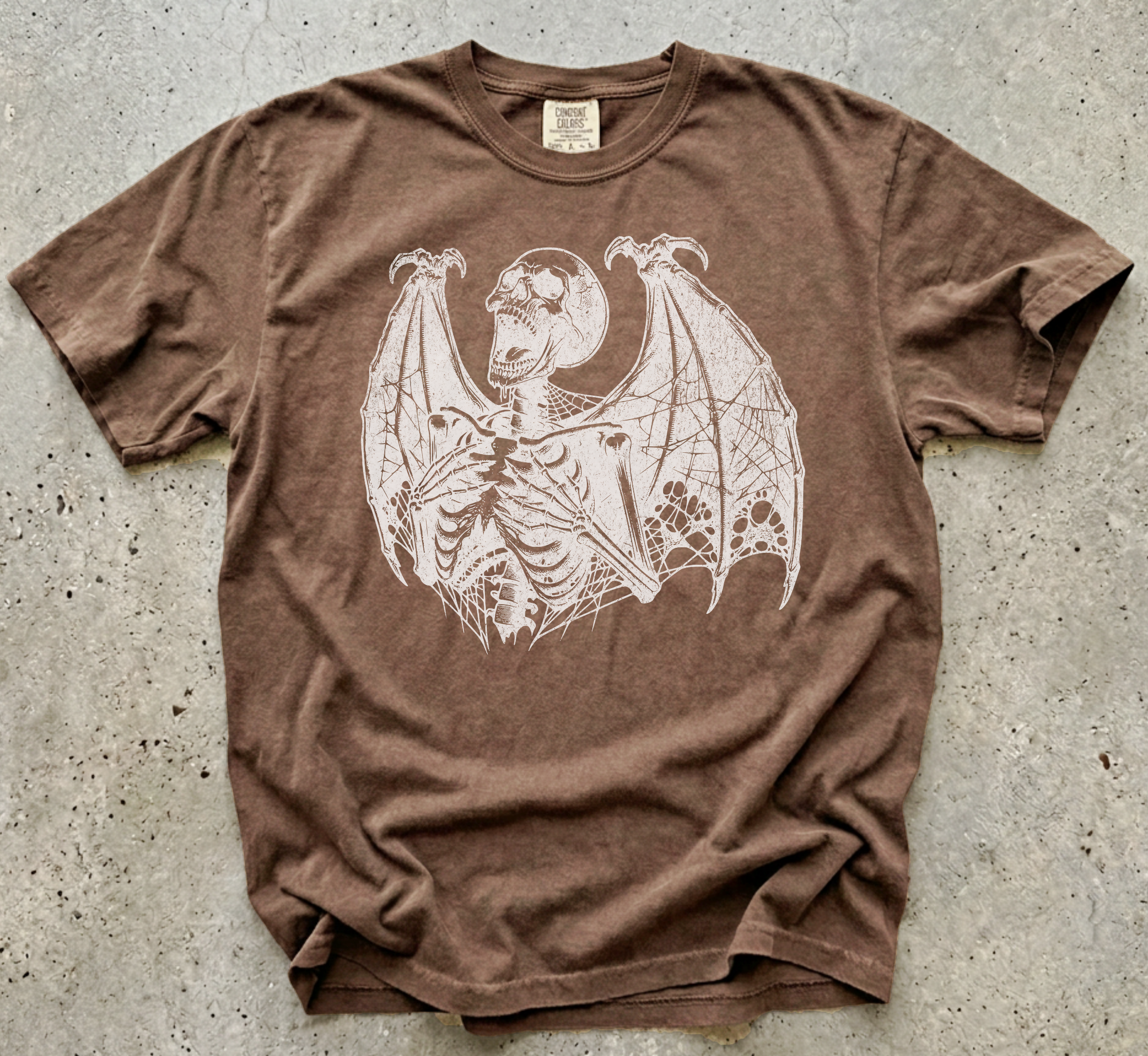 Screaming Winged Skeleton T-Shirt