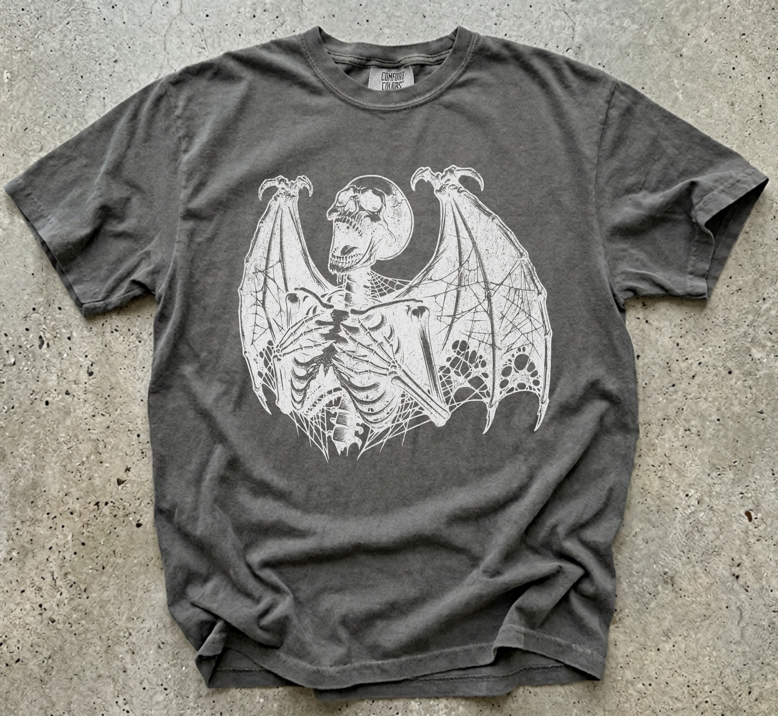 Screaming Winged Skeleton T-Shirt