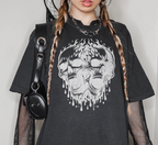 Melting Skulls Vintage Horror T-Shirt