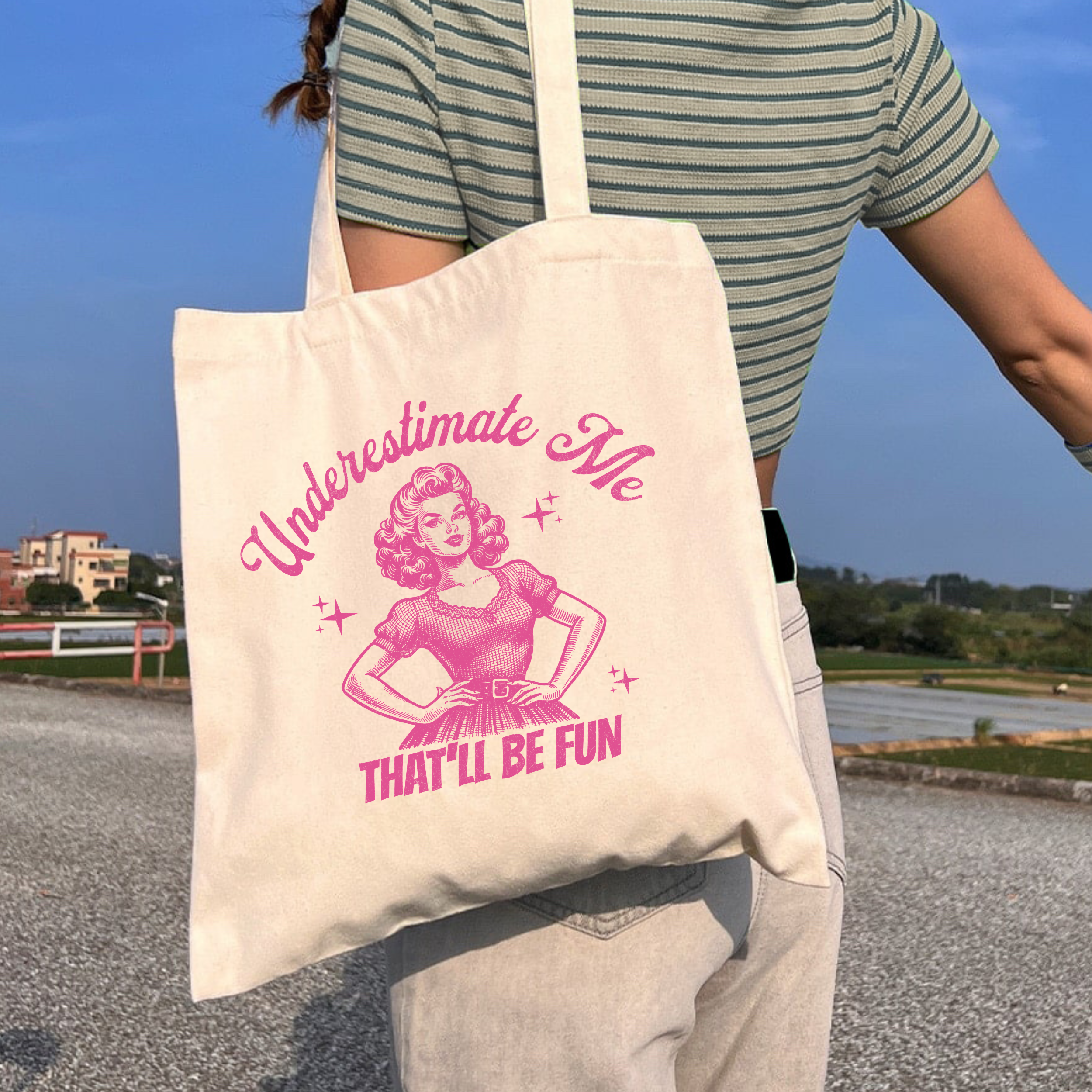 Sous-estimez-moi, ce sera amusant - Sac fourre-tout