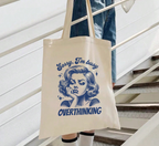 Sorry I'm Busy Overthinking Tote Bag