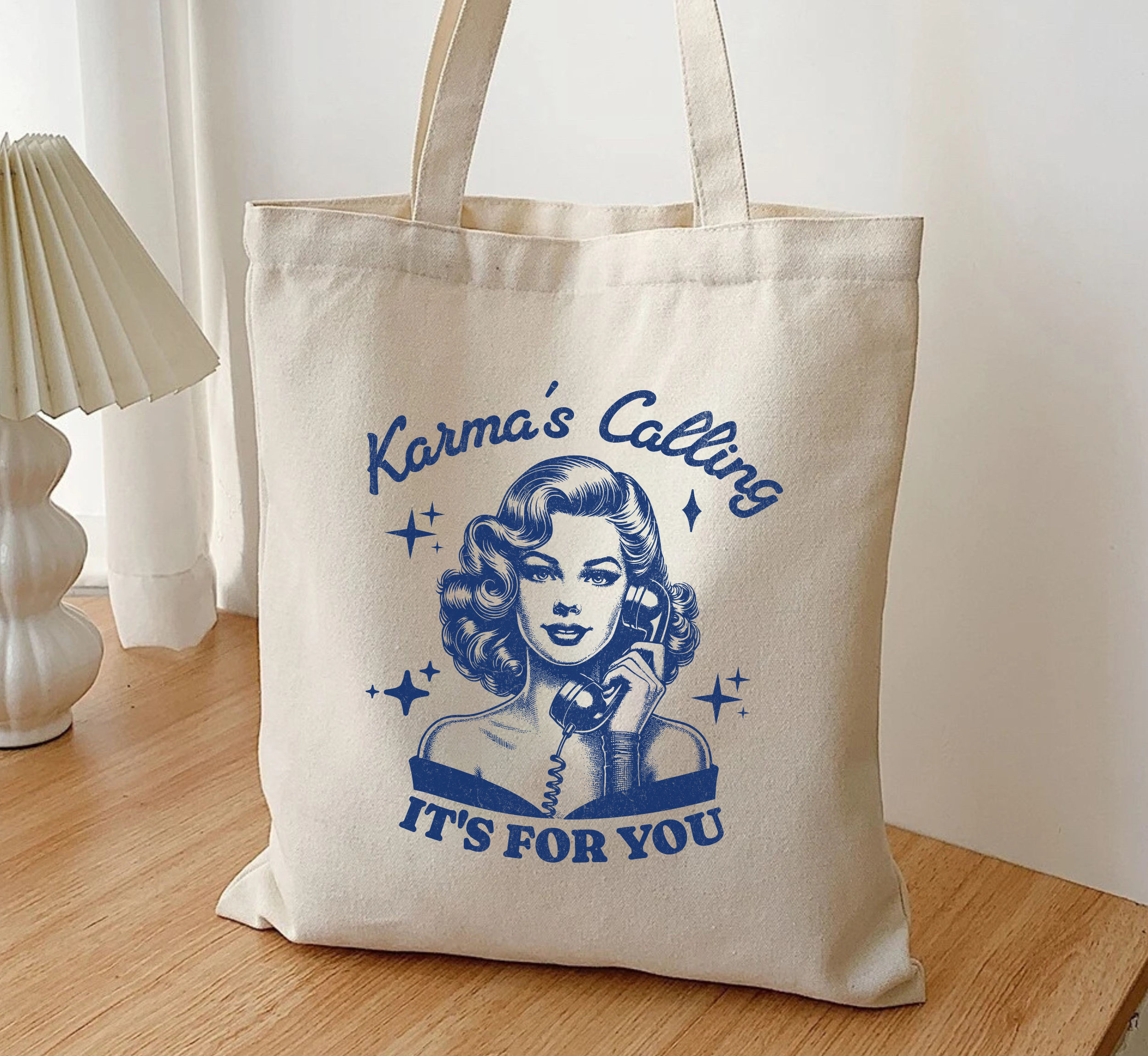 Karma's Calling It's For You Tote Bag