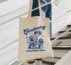 Gardening Because Murder Is Wrong Tote Bag