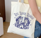 Sac fourre-tout "Vis, Ris, Lesbienne"