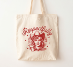 Respectfully Cowgirl Middle Finger Tote Bag