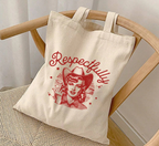 Respectfully Cowgirl Middle Finger Tote Bag