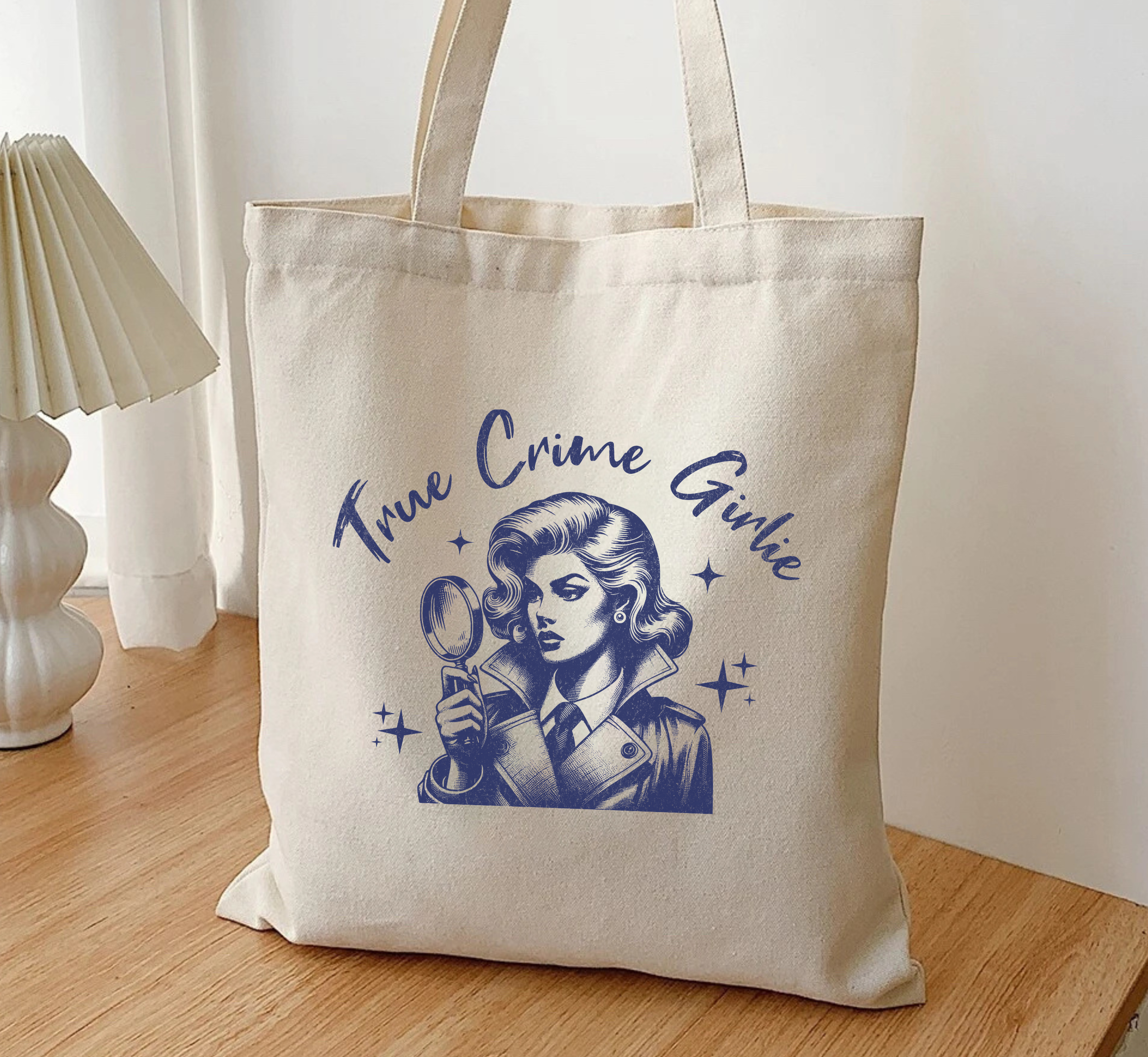 True Crime Girlie Tote Bag