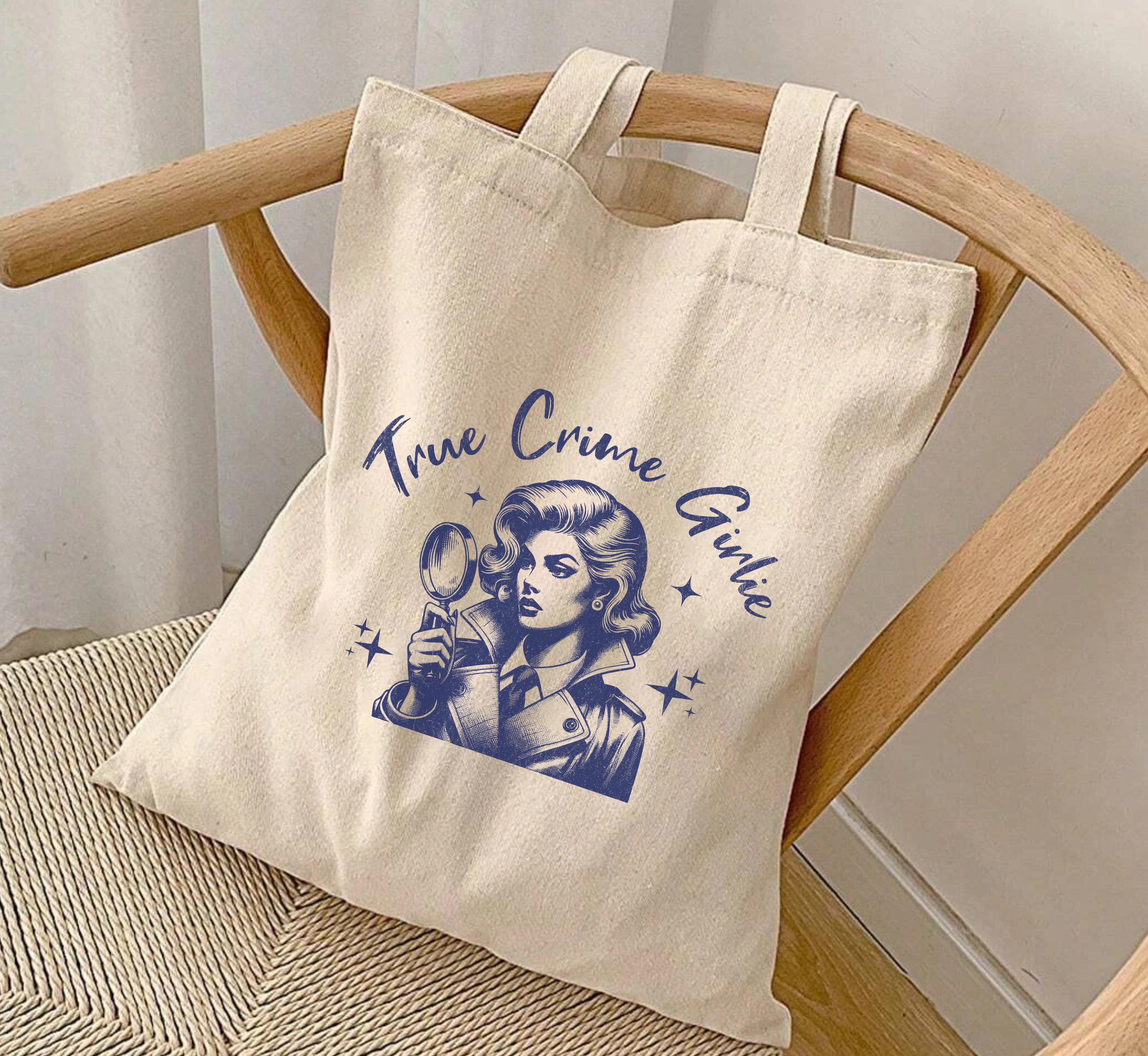 True Crime Girlie Tote Bag