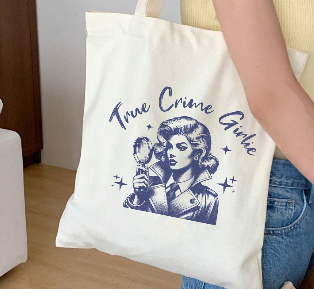 True Crime Girlie Tote Bag