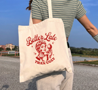Meille vaut tard que moche Sac fourre-tout