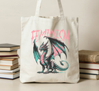 Feminism Dragon Tote Bag