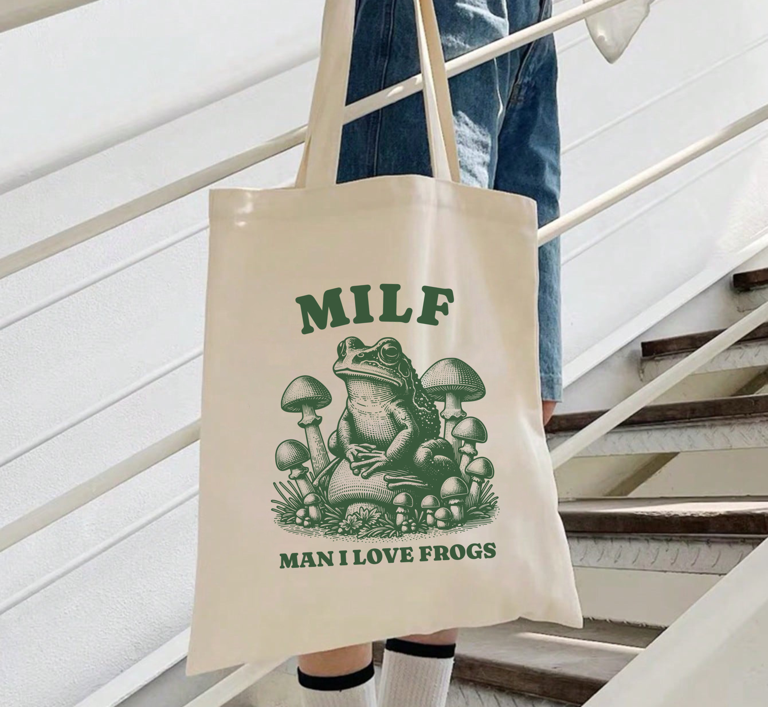 Sac fourre-tout MILF (Man I Love Frogs)