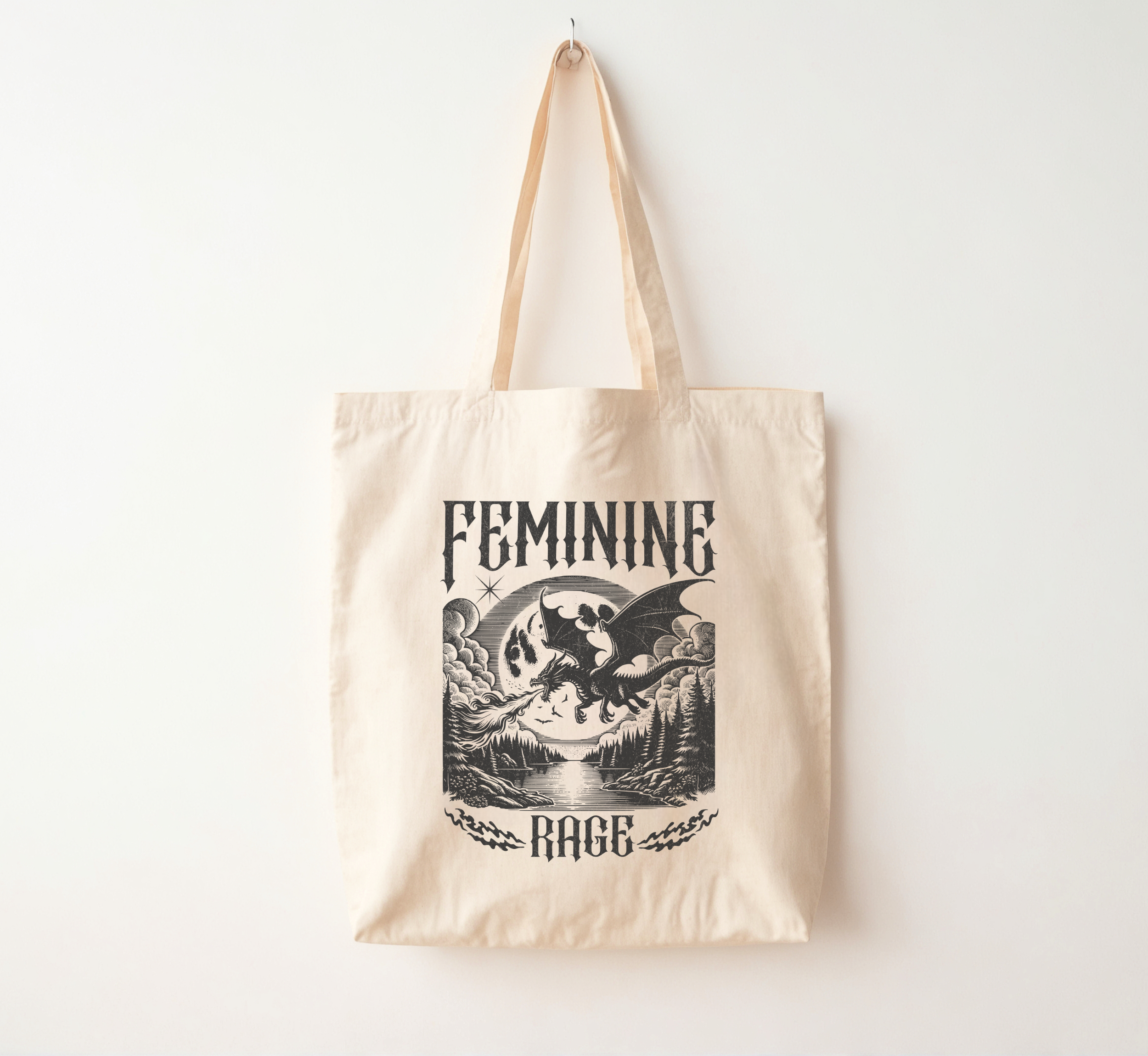 Sac fourre-tout Dragon Colère Féminine