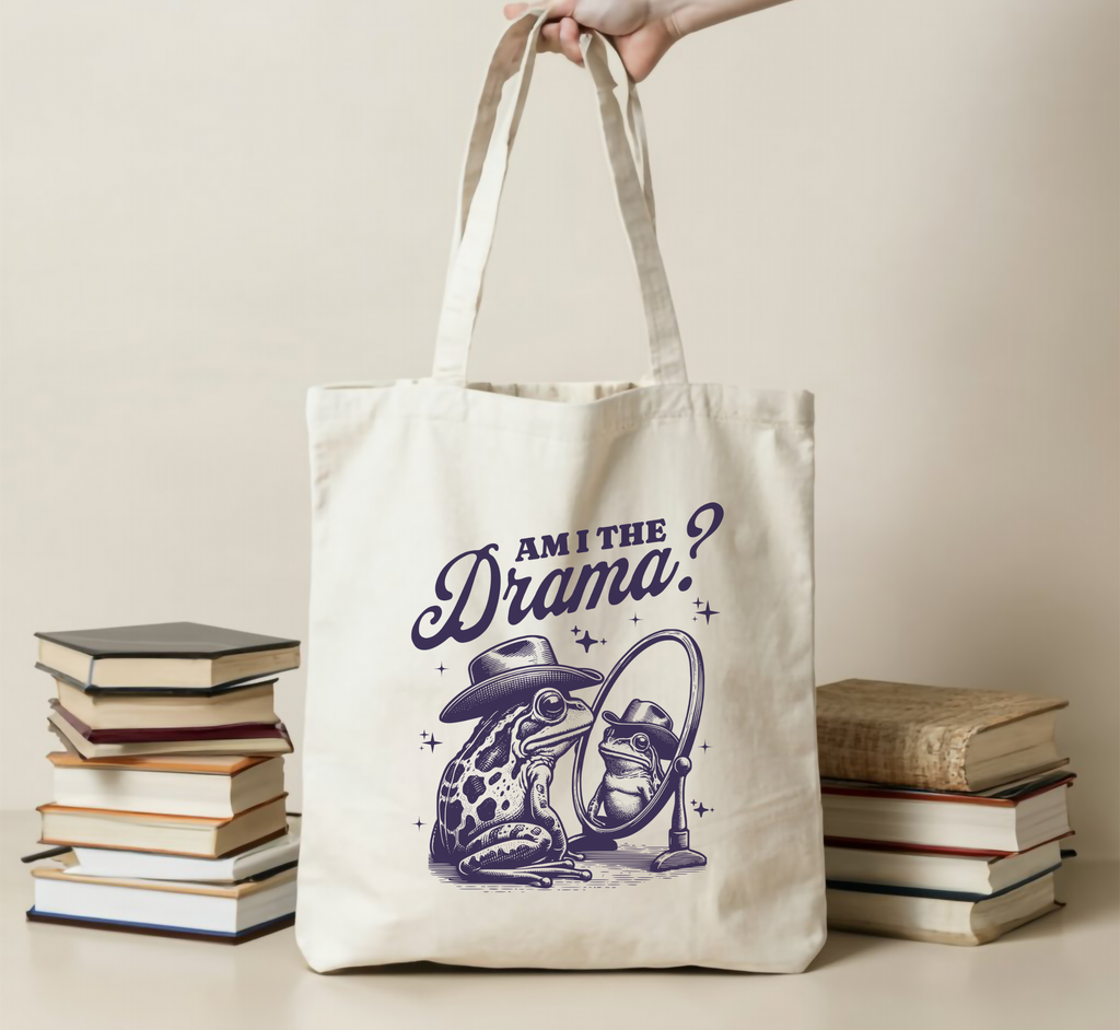 Am I The Drama Frog Tote Bag