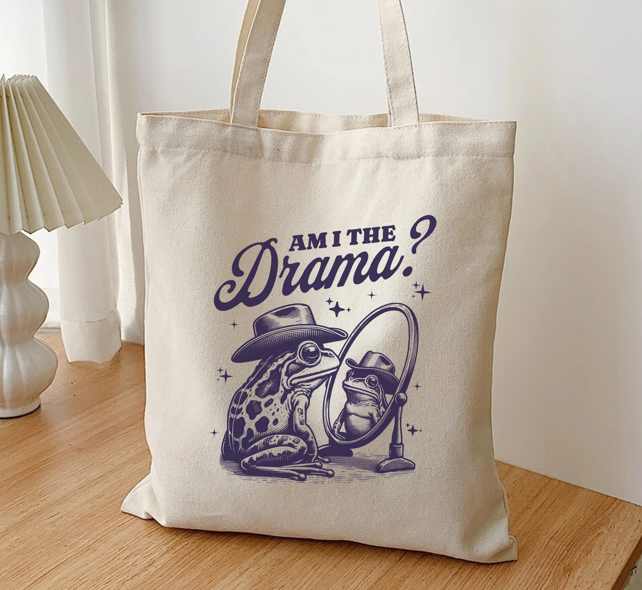 Am I The Drama Frog Tote Bag