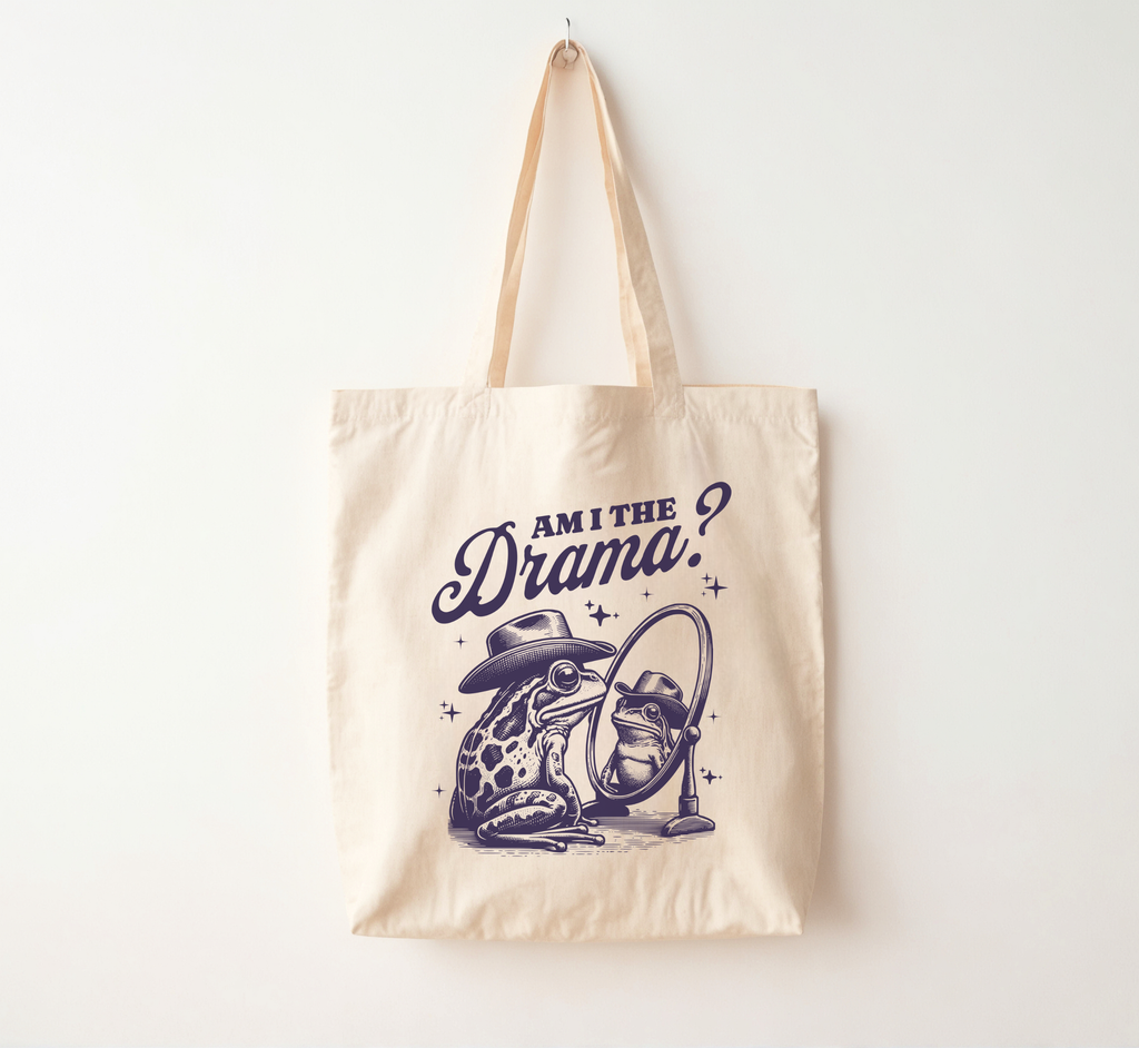 Am I The Drama Frog Tote Bag