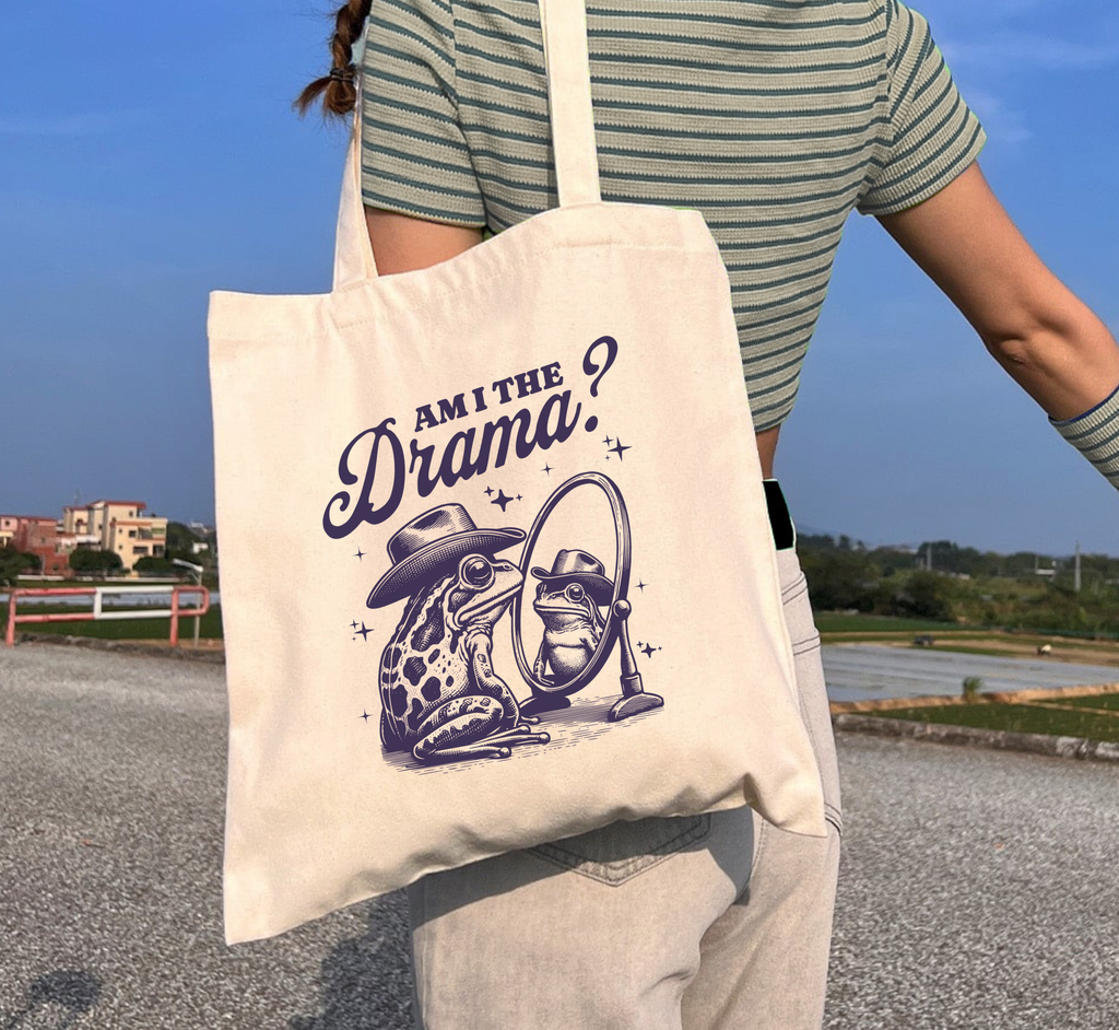 Am I The Drama Frog Tote Bag